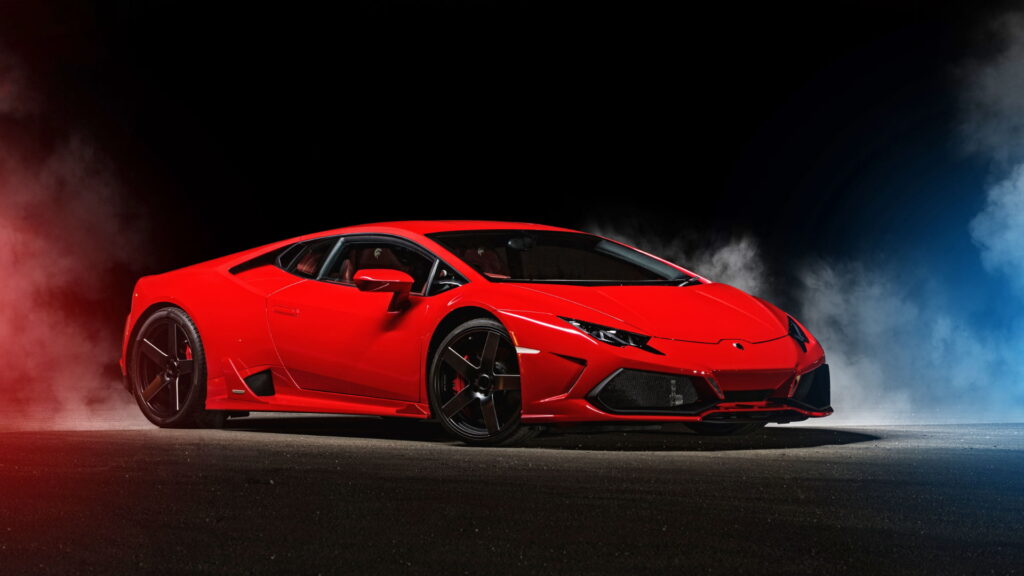 red Lamborghini
