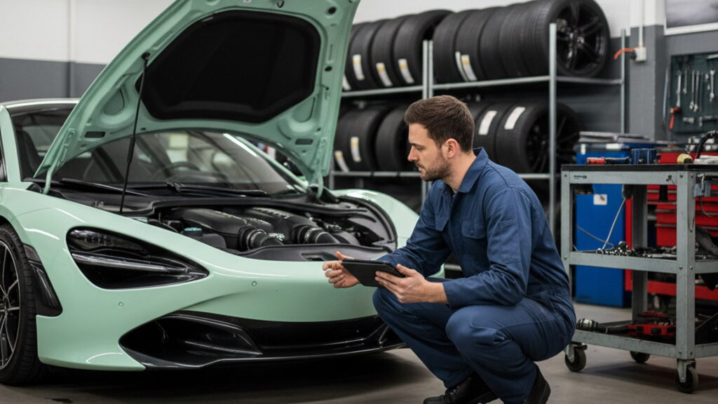 car expert performing Detailed Inspection​