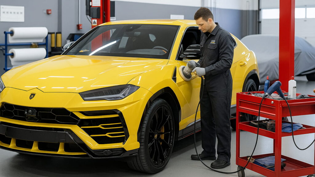 expert applying Premium Detailing​